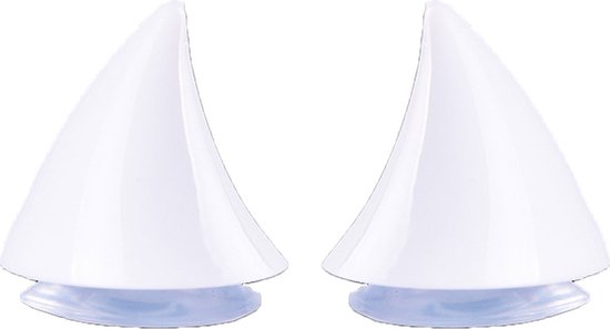 Devil Horns - Hoorns voor helm - duivelshoorn decoratie | 2 stuks