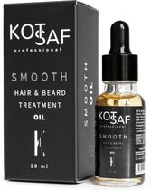 Smooth Haar- en Baardbehandelingsolie met Arganolie - Voed, Hydrateer en Transformeer - 20 ml