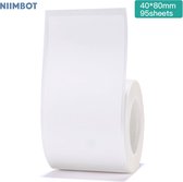 Niimbot - Etiquettes/ Étiquettes B3S/B21/B1/ - Wit - 40*80mm - 95 feuilles