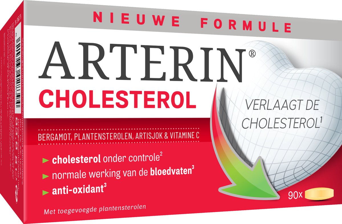 Goedkoopste Arterin Cholesterol Comp 90 - Natuurlijke Cholesterolverlaging zonder Statines