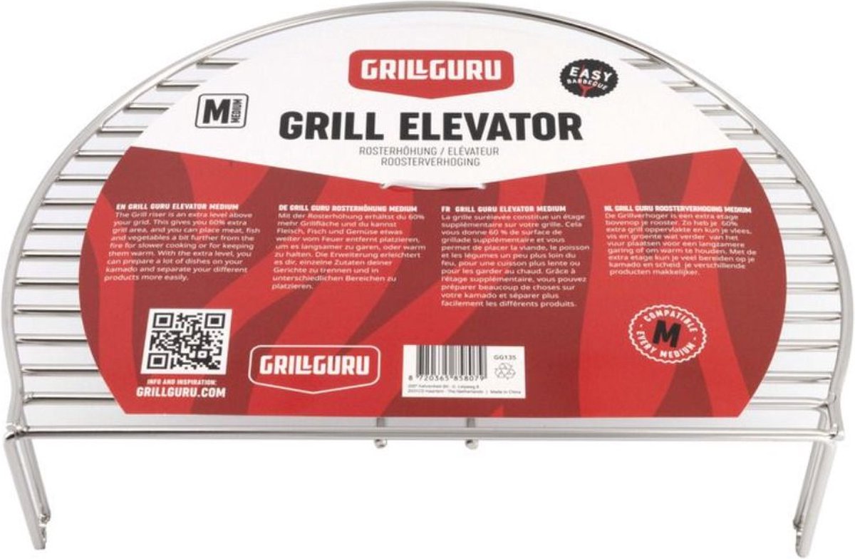 Grill Guru Medium Elevator - Rooster Verhoger - Grill Elevator