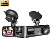 Dual Dashcam Voor Auto - Met Nachtzichtmodus - Met Parkeerstand Ingebouwde G-Sensor - Inclusief 32GB