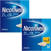 Nicotinell Nicotinepleisters 21mg - 2 x 14 stuks