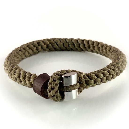 Brahman - Viper - Woestijnbruin - Heren armband - 18cm