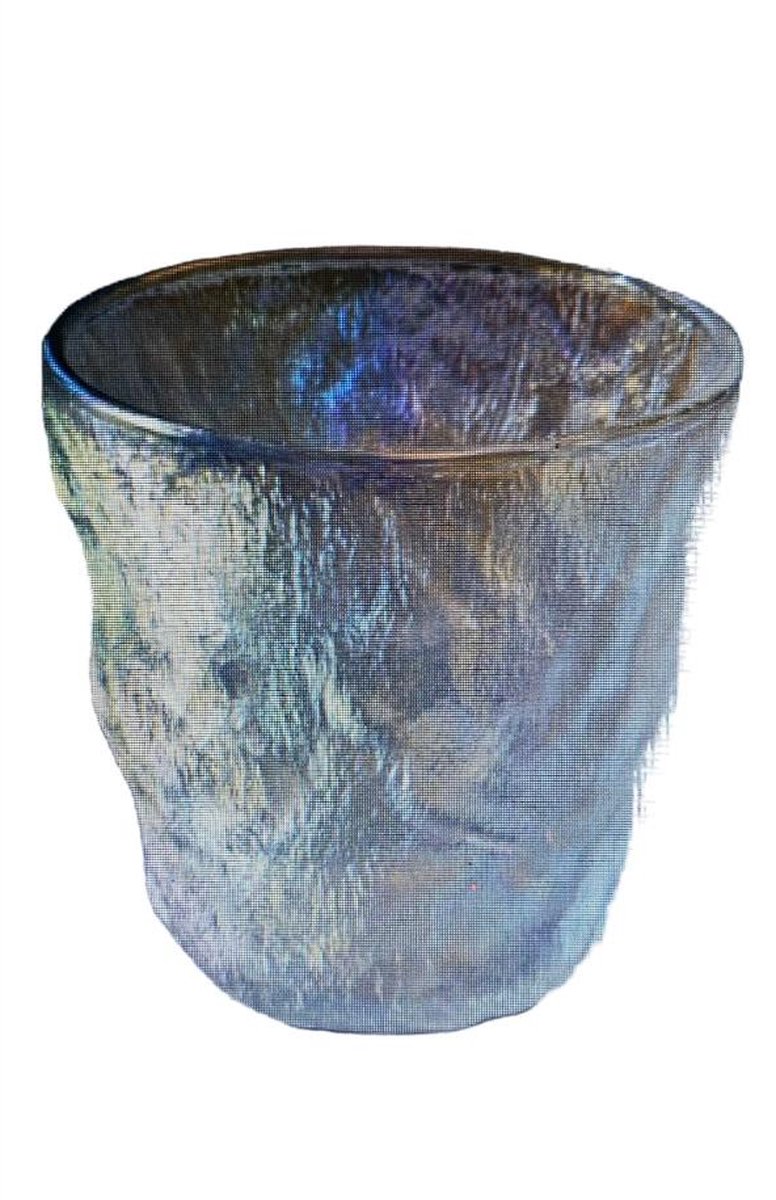 Ravie-Theelichthouder-Metallic-Glas-Transparant-Waxinelicht-Parelmoer