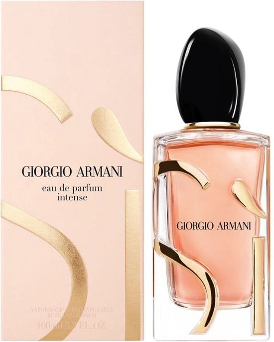 Armani - Si Eau de Parfum Intense Spray Rechargeable 100 ml - Parfum femme  | bol