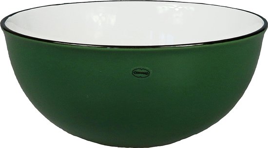 CABANAZ - schaal, keramiek, SALAD BOWL, 800 ml, donkergroen