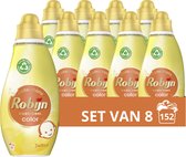 Bol.com Robijn Klein & Krachtig Collections Color Zwitsal Vloeibaar Wasmiddel - 8 x 19 wasbeurten - Voordeelverpakking aanbieding