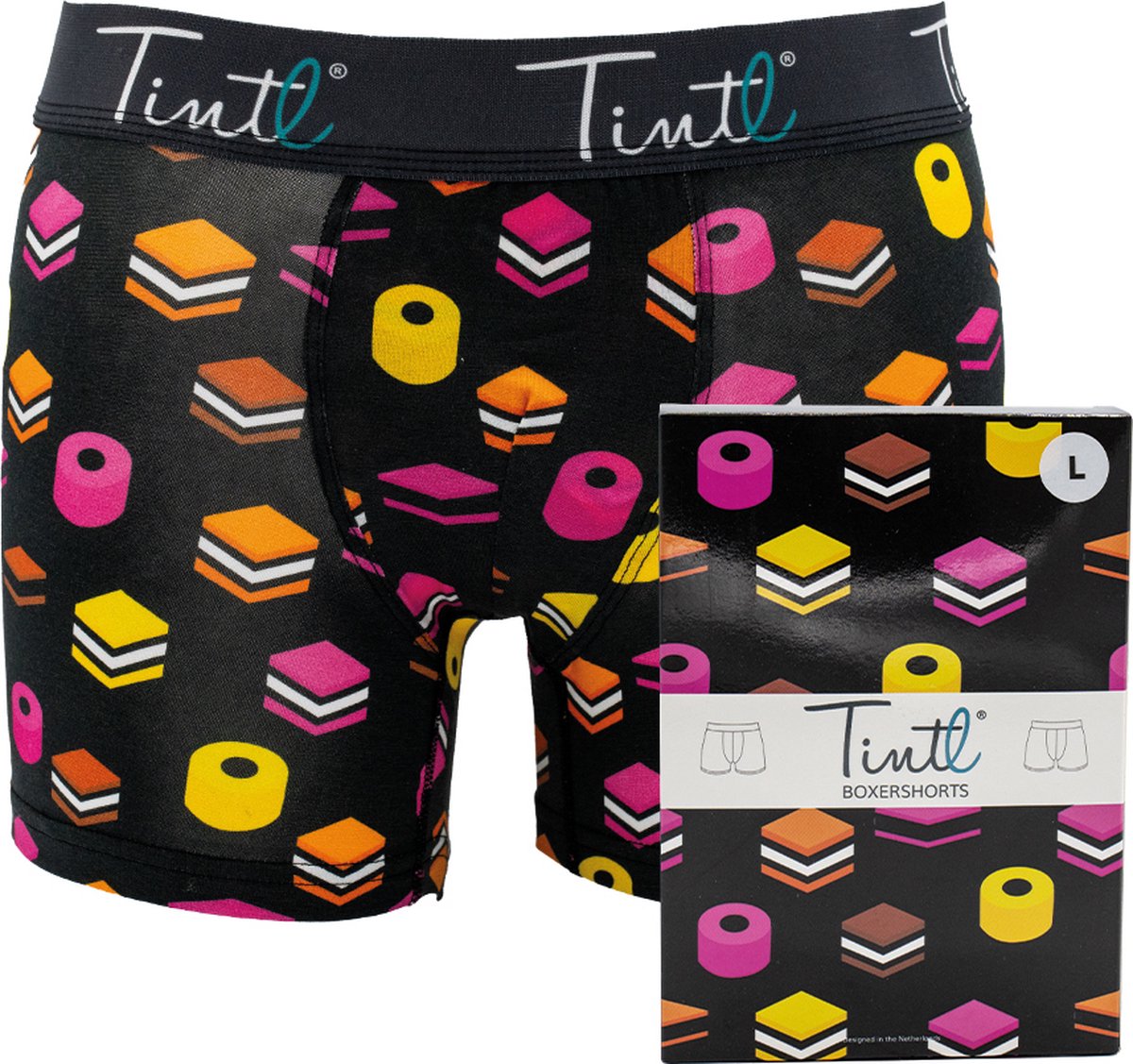 Tintl boxershorts | Food - Licorice (maat XL)
