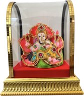 N3 Collecties Kleurijk Ganesha Beeld In Glas