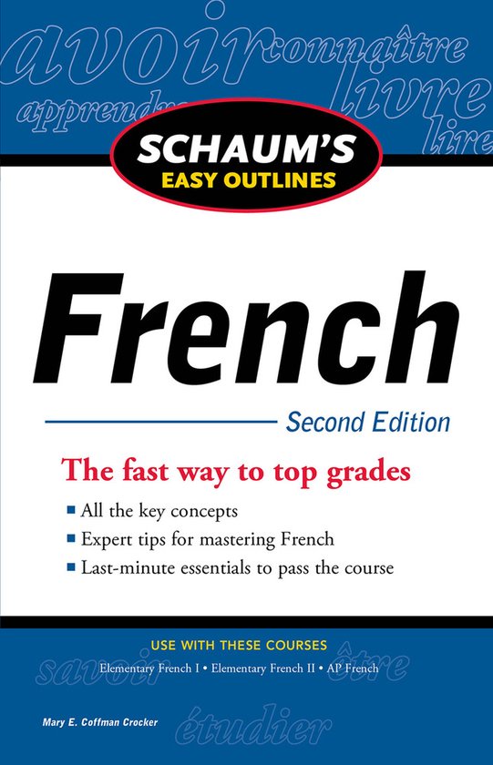 Schaum'S Easy Outline Of French - cover