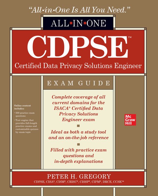 CDPSE Certified Data Privacy Solutions Engineer All-in-One E ... - cover