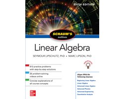 Omslag van Schaum's Outline of Linear Algebra, Sixth Edition