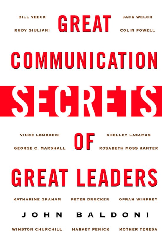 Great Communication Secrets Of Great Leaders - cover
