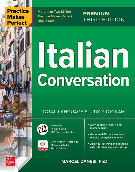 Practice Makes Perfect: Italian Conversation, Premium Third  ... - cover