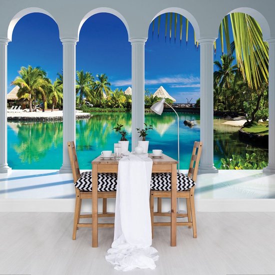 Blue Photomural, revêtement mural