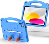 Geschikt voor Dux Ducis Panda Apple iPad 10.9 Kinder Tablethoes Blauw