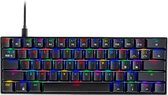 Cosmic Byte CB-GK-32 Themis 61 Key Mechanical Per Key RGB Gaming Keyboard with Outemu Red Switches and Software (Black) Adjustable Backlight | Lighting Effects | Gaming Keyboards | Ergonomic Design | Detachable Cable