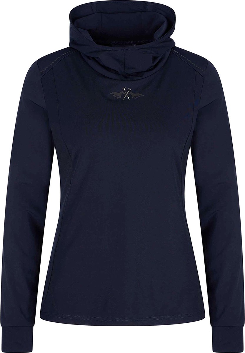 Hv Polo Hoodie Hvpdevy Donkerblauw - l