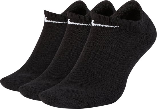 Chaussettes Nike Everyday Cushion No-Show Socks (regular) - Taille 38-42 - Unisexe - noir / blanc