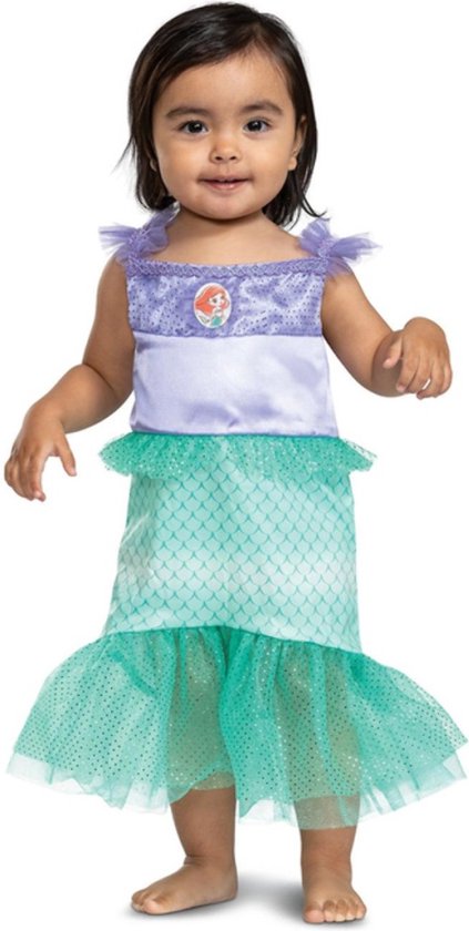 Smiffys Kostuum Jurk Kinderen Disney The Little Mermaid Ariel Classic Multicolours