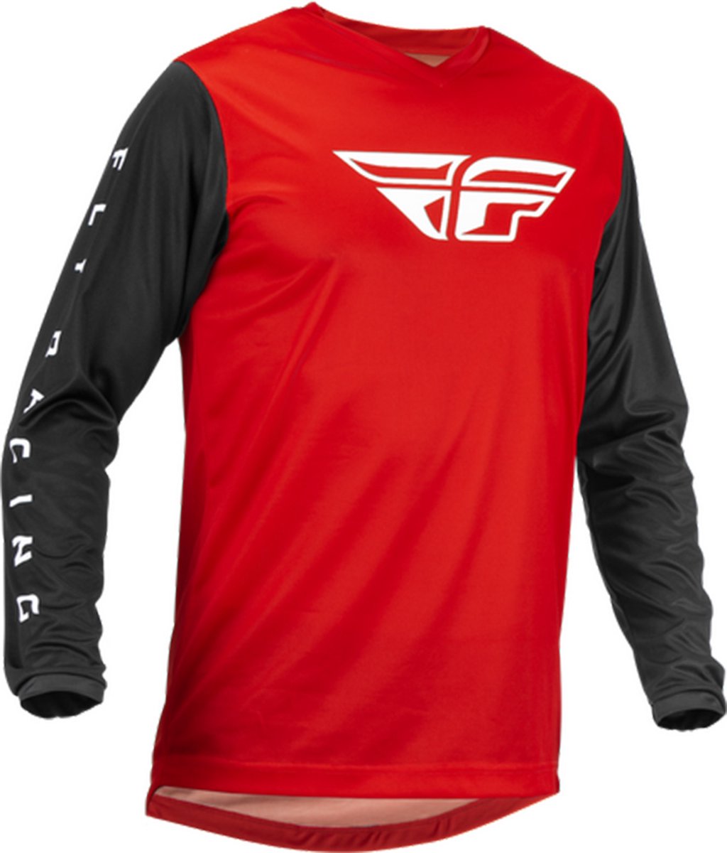 Fly Racing MX Jersey F-16 Red Black XL - Maat - Jas