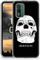 Silicone Case Nokia XR21 Telefoonhoesje Skull Eyes