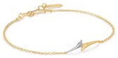 Ania Haie AH B049-01T Tough Love Dames Armband - Minimalistische armband - Sieraad - Zilver - 925 Zilver - Anker - 3 mm breed - 18.5 cm lang