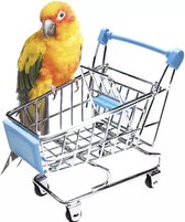 Winkelwagen voor vogels - Speeltjes - Benodigdheden - Vogelspeelgoed - Agapornis roseicollis