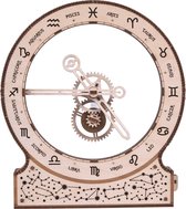 Wood Trick - Modelbouw 3D houten puzzel 'Kinetic clock - zodiac' ('Kinetische klok - zodiac') - 143 stuks - Geen lijm noch verf nodig!