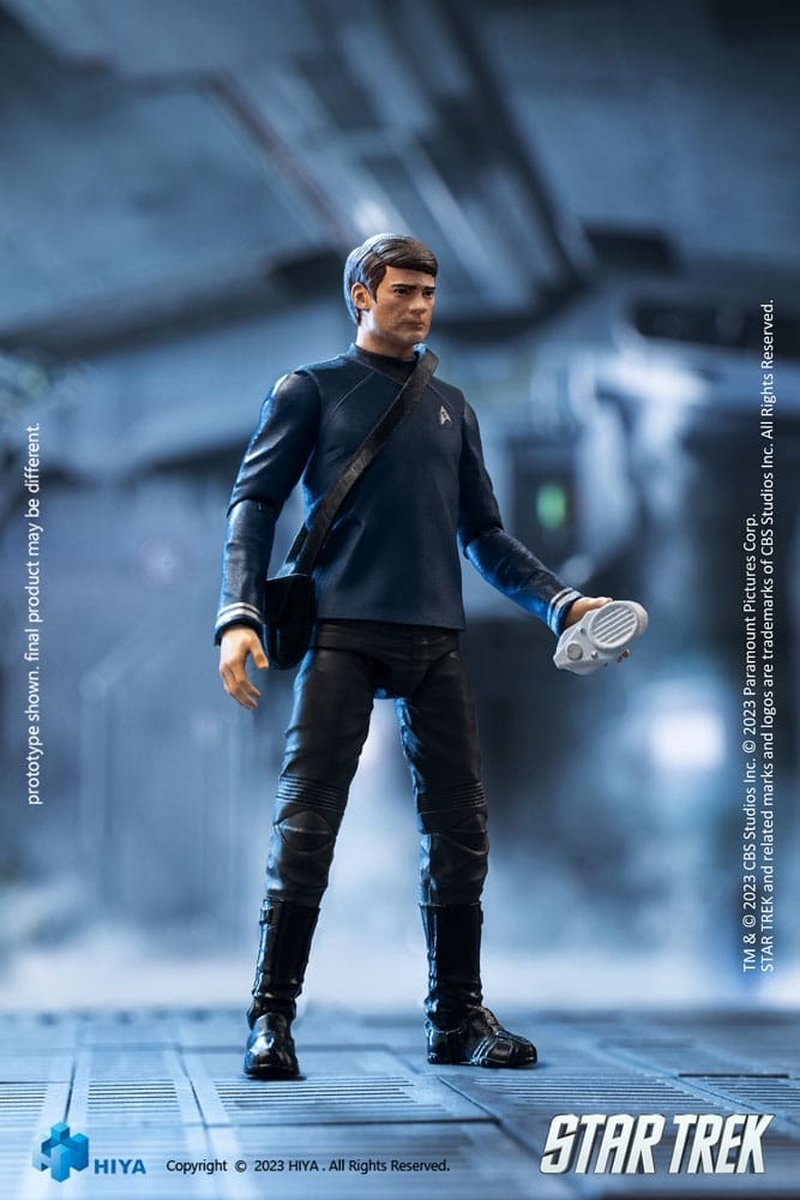 Hiya Toys star trek exquisite mini action figure 1/18 star trek 2009 mccoy10 cm action figuur