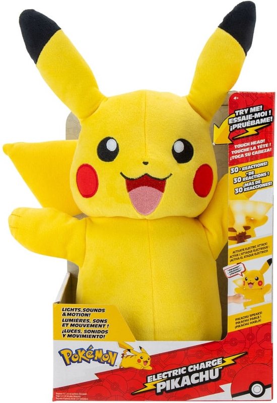 Pokemon - Feature Plush Electric - Pikachu knuffel | bol.com