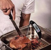 CHPN - Thermometer - Digitale Vleesthermometer - Keukenthermometer - Draadloos - -50°C tot 300°C | Keuken - Braadthermometer - BBQthermometer -Rood/Zwart