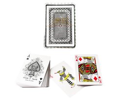 Speelkaart - 100% plastic - zwart - waterdicht - pokerkaart - playing cards