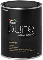 Flexa Pure Lak Watergedragen Mat 1 Liter Op Kleur Gemengd