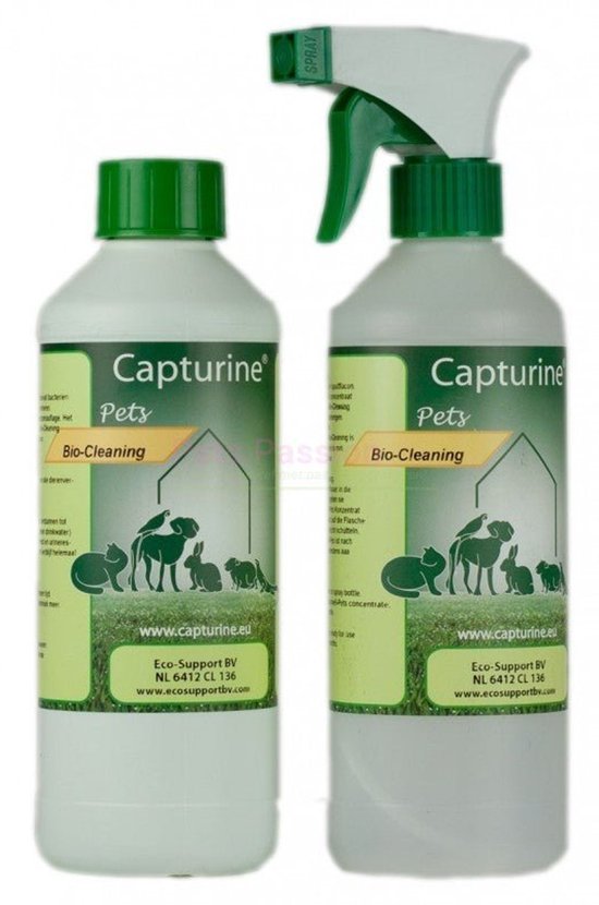 Capturine Pets Bio Cleaning 500 ml. starterspakket