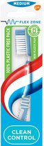 3x Aquafresh Tandenborstel Clean Control Medium