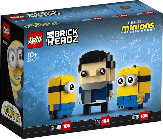 LEGO BrickHeadz™ Gru, Stuart en Otto - 40420 | bol