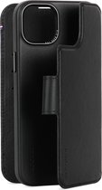 DECODED Detachable Wallet Case - iPhone 15 Plus - 2-in-1 Magnetisch Afneembaar Hoesje met Pasjeshouder - Hoogwaardig Europees Leer - Geschikt voor MagSafe - Black Zwart