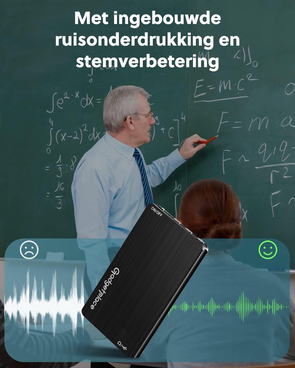 De Gadgetwinkel Mini Afluisterapparatuur 80 uur opname - afbeelding 2