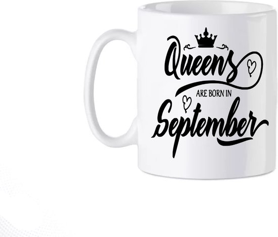 Tasse imprimée tasse reine femme née mois septembre anniversaire - Café -  Thee 