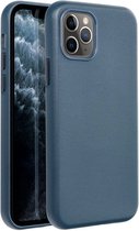 Casify Leren Hoesje met MagSafe voor iPhone 11 Pro - Donkerblauw