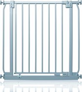 Assortiment de barrières de sécurité Safetots Elite , 71 cm - 80 cm (23 options disponibles), Grijs mat, barrière d'escalier sans Embouts , barrière bébé pour Portes, couloirs et pièces, barrière de sécurité, installation facile