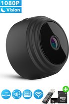 Bastix X1 Spy Camera - Spycam - Verborgen camera - Beveiligingscamera Binnen - Wifi met App - Bewegingsdetectie & Nachtfunctie - Inclusief 64GB Micro SD kaart