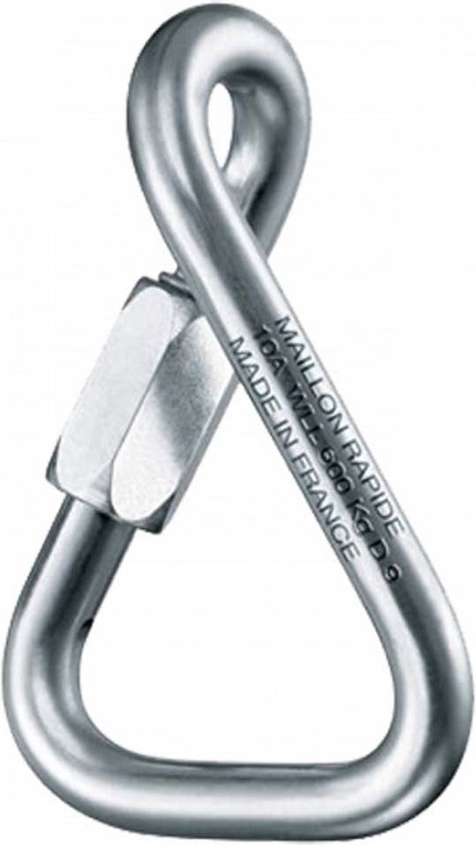 Beal Maillon Delta Twist Karabijnhaak Zilver 9 mm
