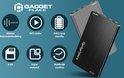 Zwarte en grijze digitale dictafoons met functies: ruisonderdrukking, MP3-speler, lange standby, 8GB, compact, reset.