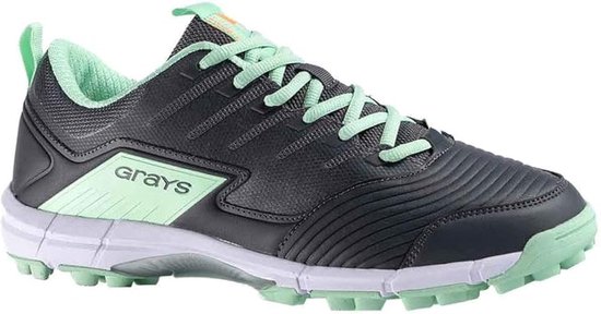 Grays Flash 2.0 Junior Hockey Shoes - Black/Hot Red - Wasp Sports