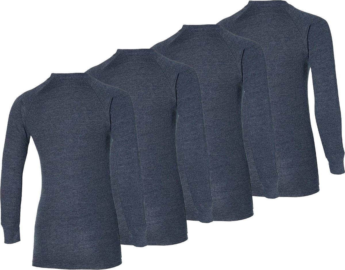 Heatkeeper - Thermoshirt dames - Antraciet - S - 4-Stuks - Thermokleding dames