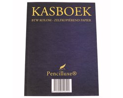 Professioneel A4-formaat Kasboek met BTW kolom - in- en uitgaven - budgetplanner - zelfkopiërend papier - 50x2 pagina's