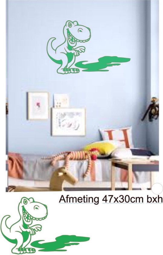 Raam sticker Dinosaurus Muur Deur Sticker Dino Slaapkamer Kinderkamer Decoratie Kleur Groen